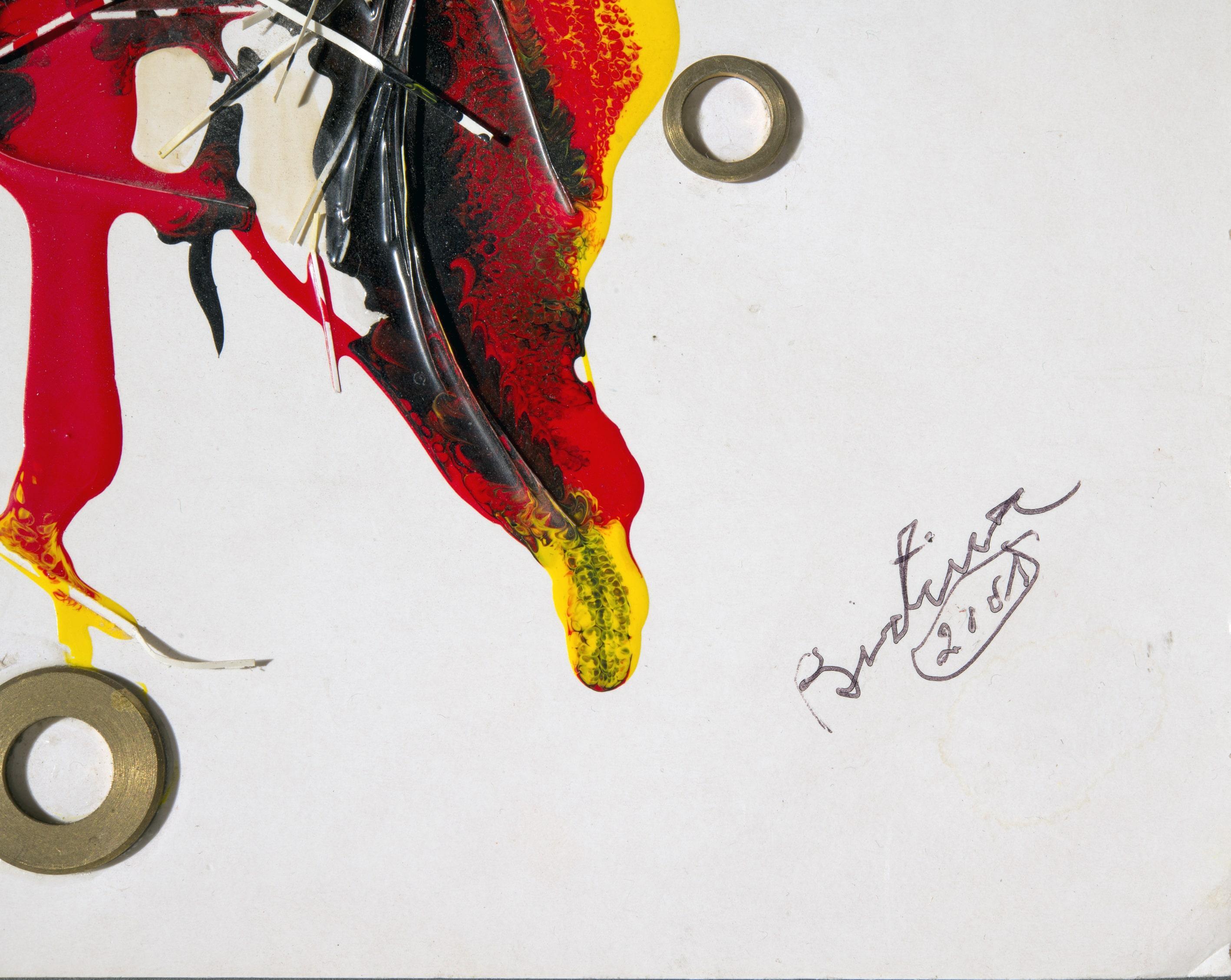 Bertina Lopez Contemporary Signed Date and Inscribed Painting For Sale 1