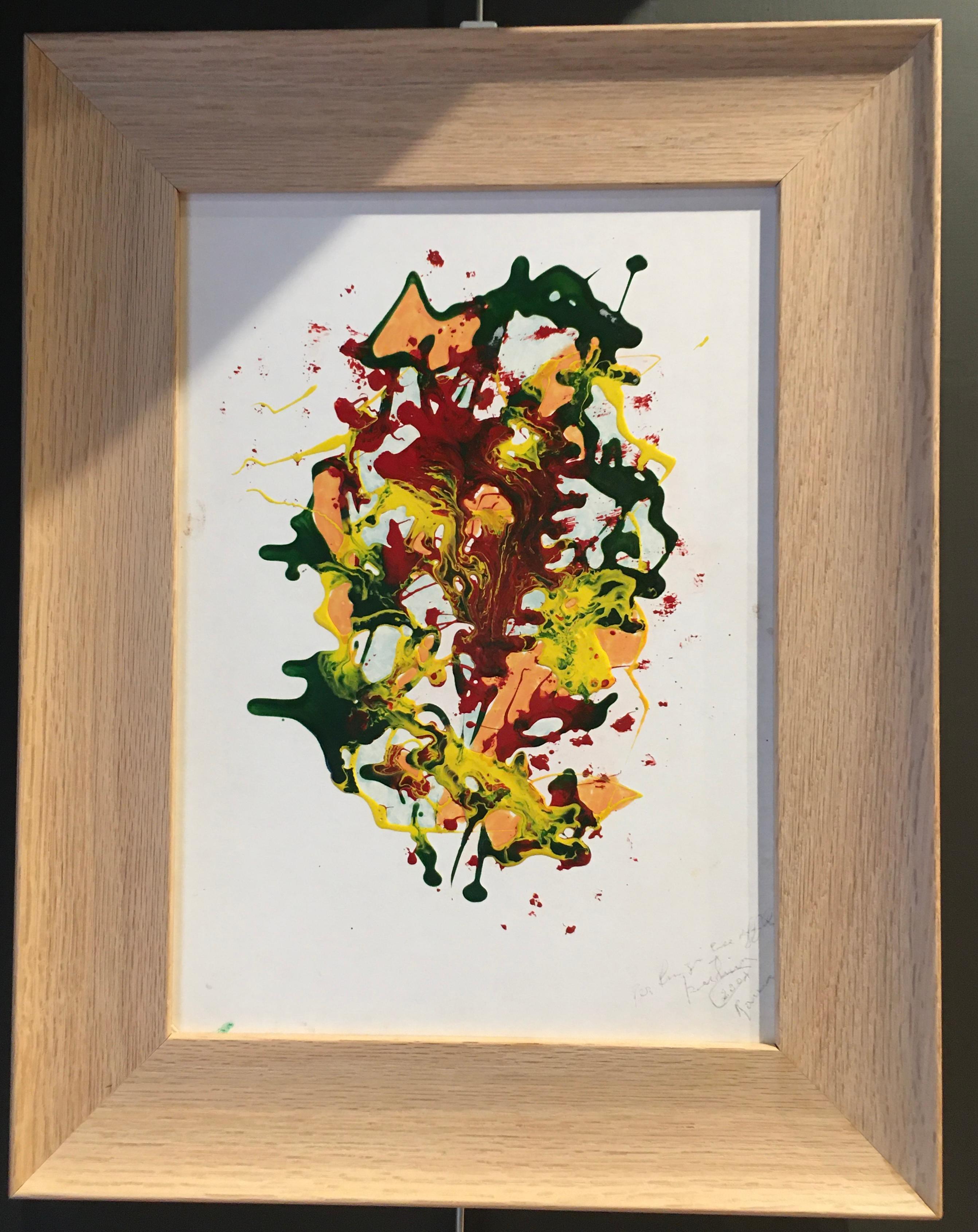 Bertina Lopez Contemporary Signed Date and Inscribed Painting For Sale 3