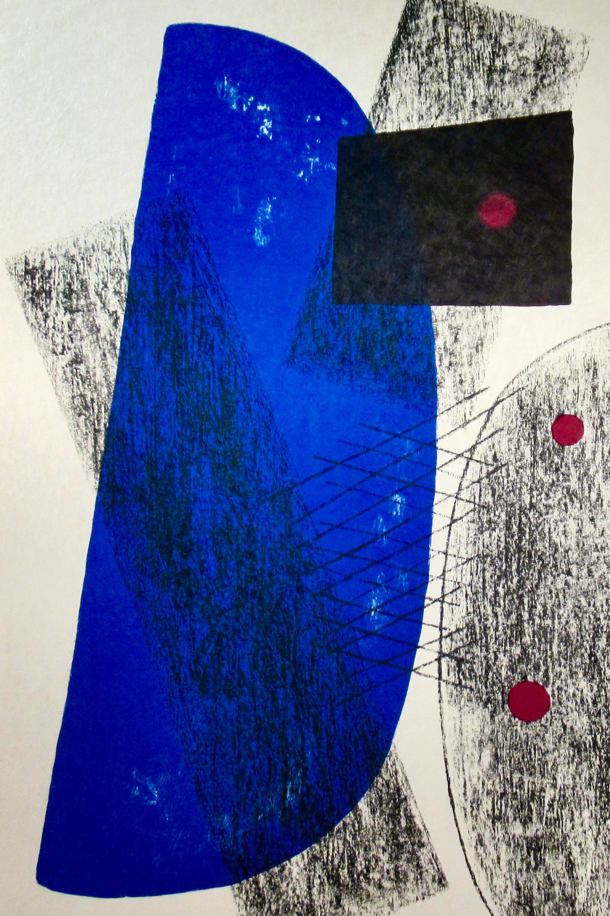 Astres Egares (Astral perdu) - Abstrait Print par Berto Lardera