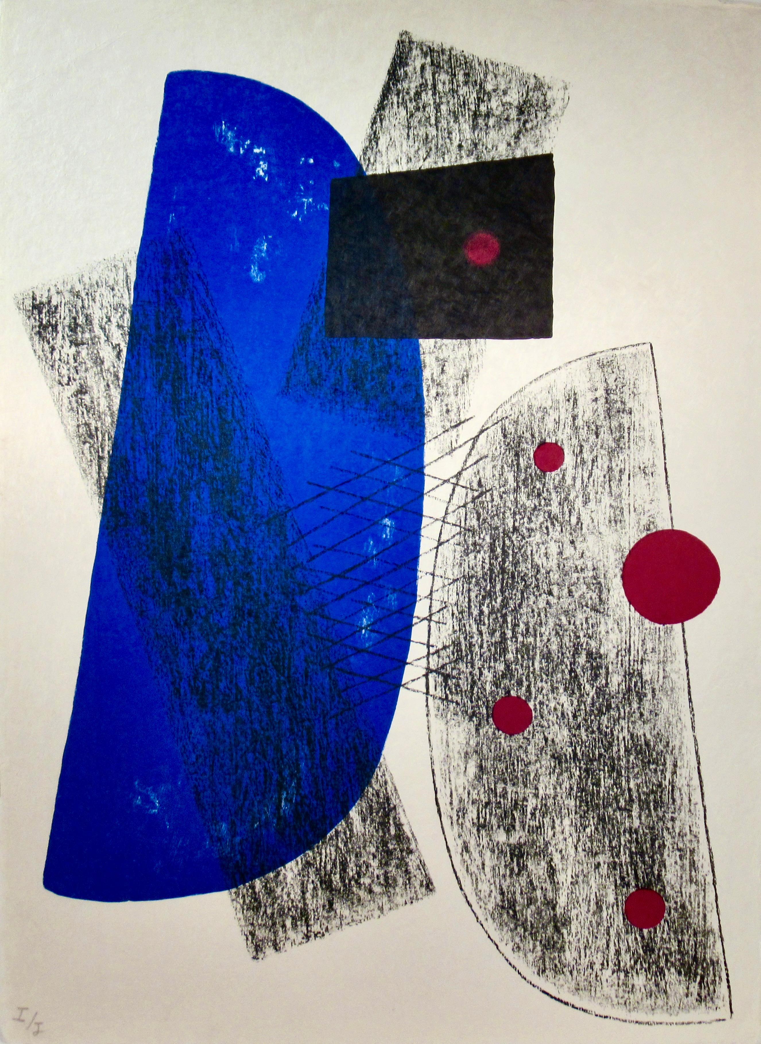 Berto Lardera Abstract Print - Astres Egares (Lost Astral)