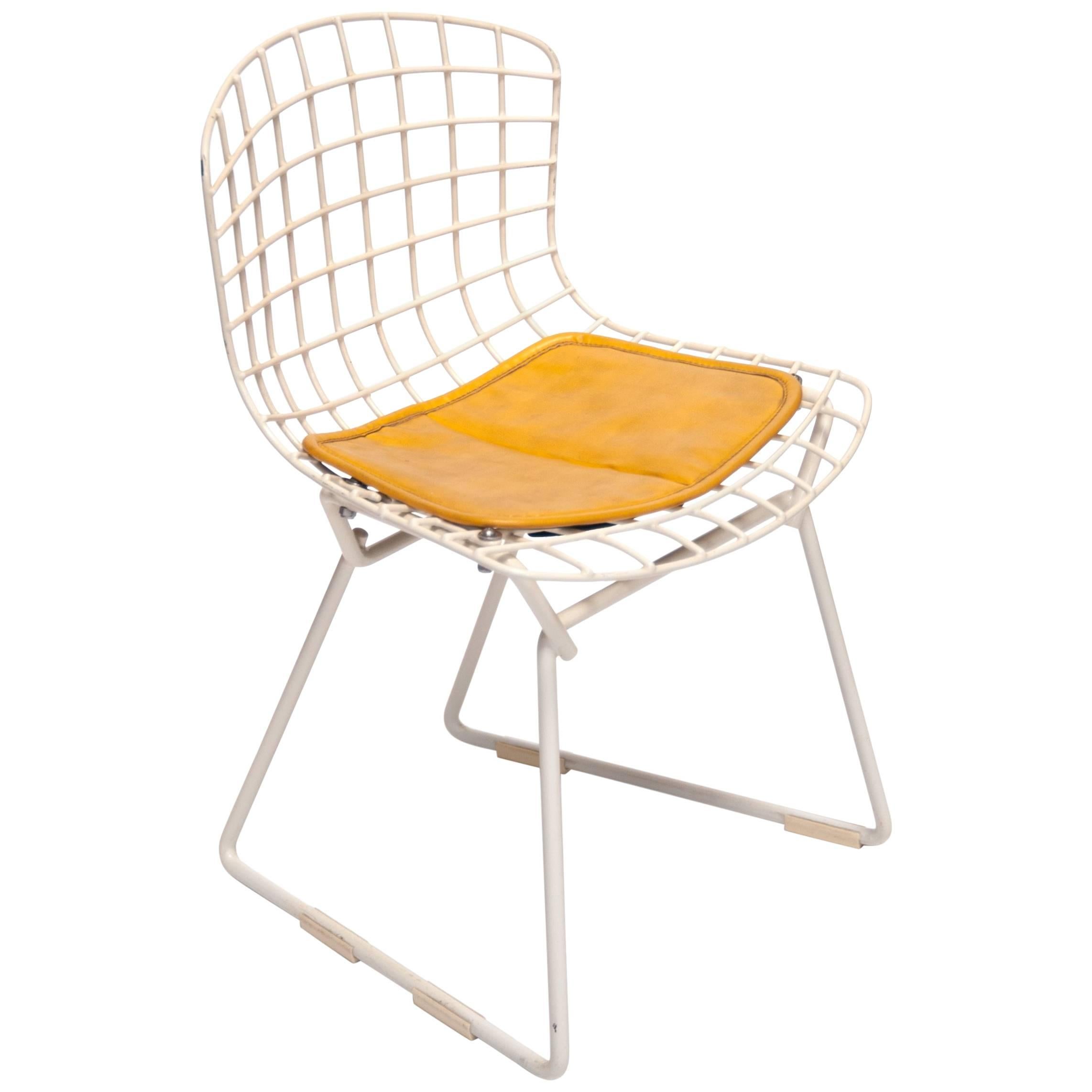 Bertoia Baby Chair with Cushion, Harry Bertoia for Knoll, USA, 1960s For Sale