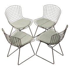 Chaises BERTOIA, Modèle 420, Harry Bertoia pour Knoll