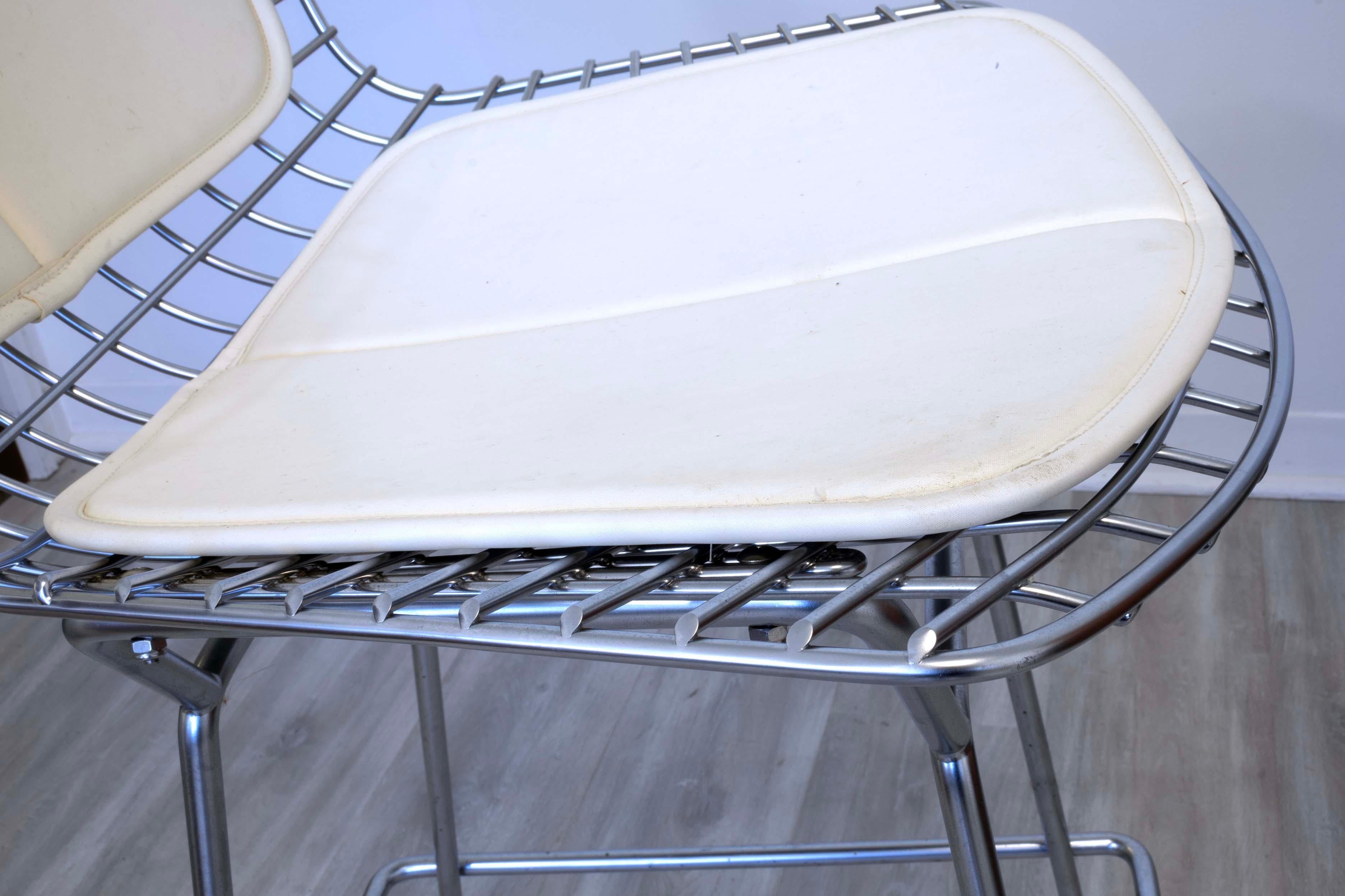 Bertoia für Knoll Diamant-Barhocker mit Padding, Mid-Century Modern im Angebot 2