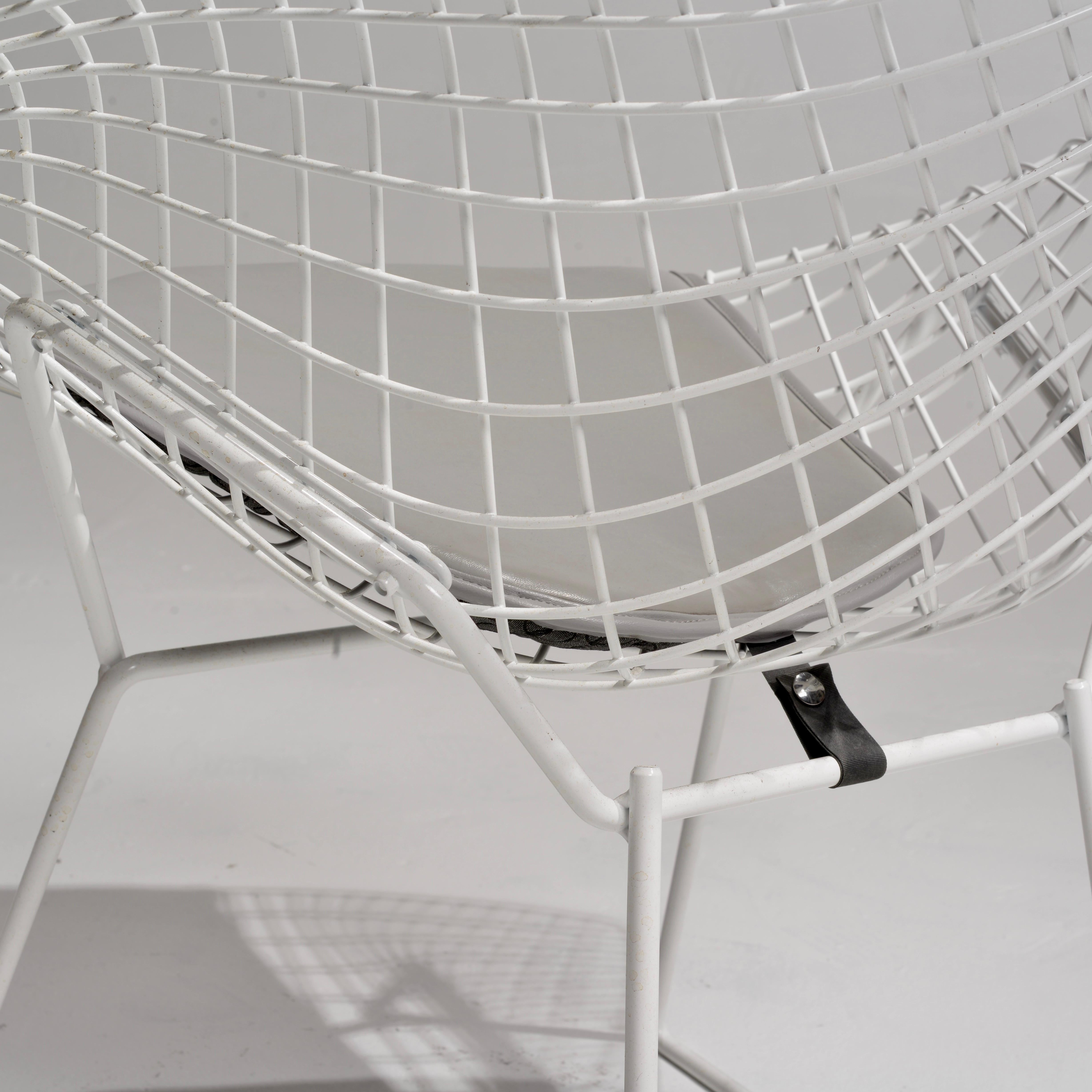 Bertoia for Knoll White Metal 