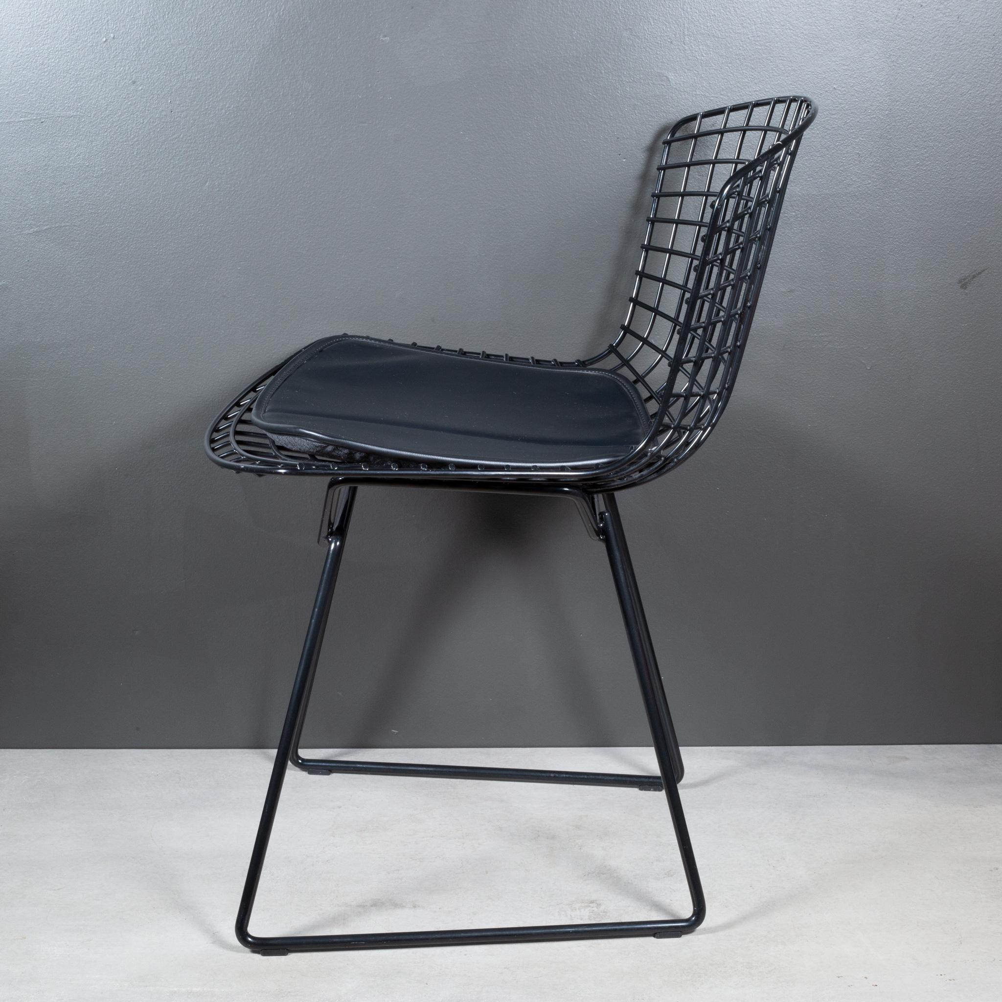 Metal Bertoia Side Chairs with Seat Pads c.2014-Price per chair