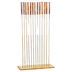 Sculpture sonore du plateau de table Bertoia Sonambient