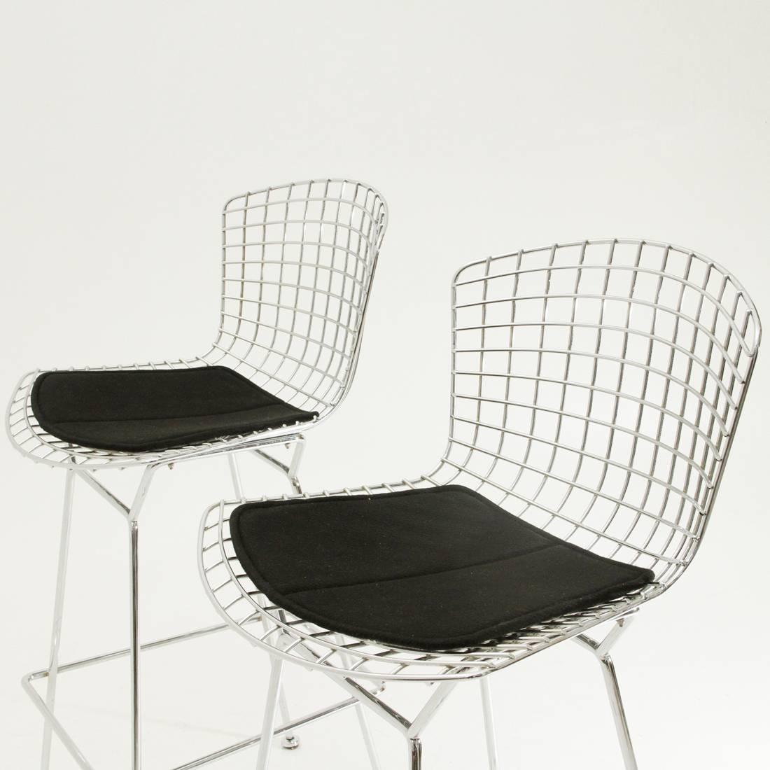 Fabric Bertoia Stool by Harry Bertoia for Knoll