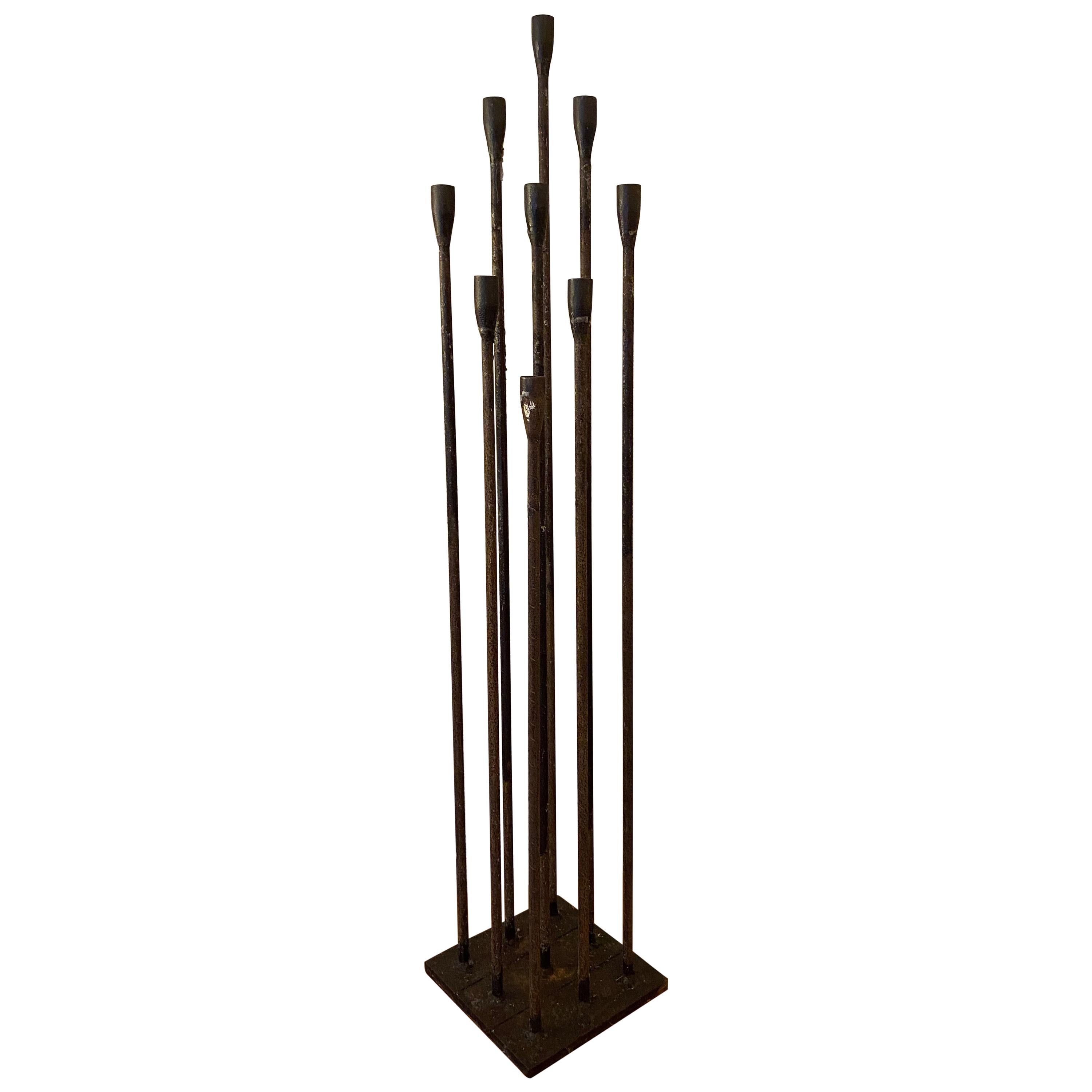 Bertoia Style Sculptural Candlestand