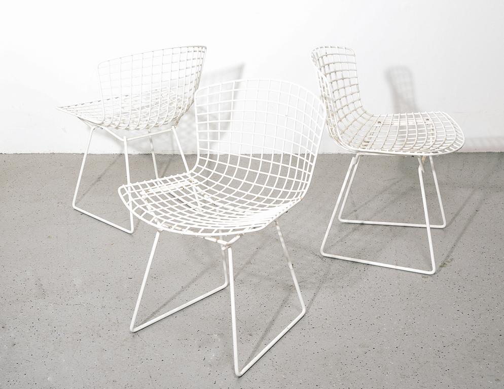 Bertoia Wire Chairs In Good Condition In Brooklyn, NY