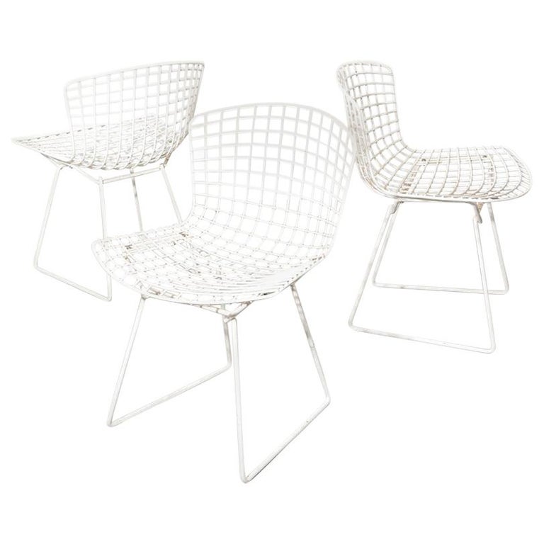 Bertoia Wire Chairs at 1stDibs