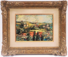 Vintage 'Tuscan Landscape', Paris, Musee d'Art Moderne, Winston Churchill, Buenos Aires