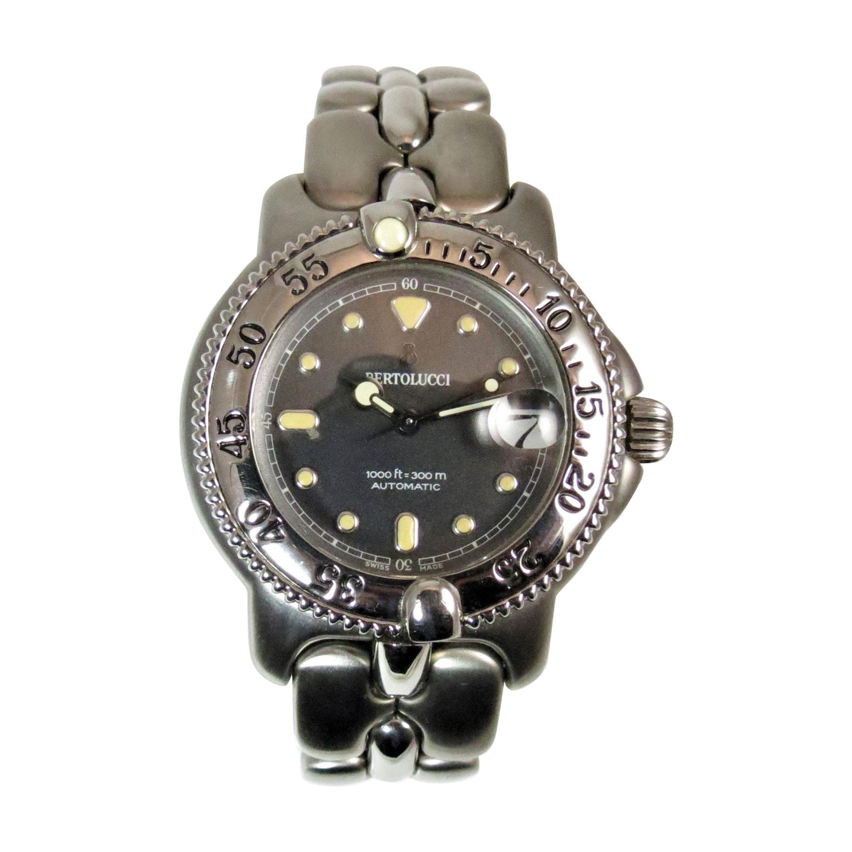 Bertolucci Ladies Stainless Steel Date Bracelet automatic Wristwatch  