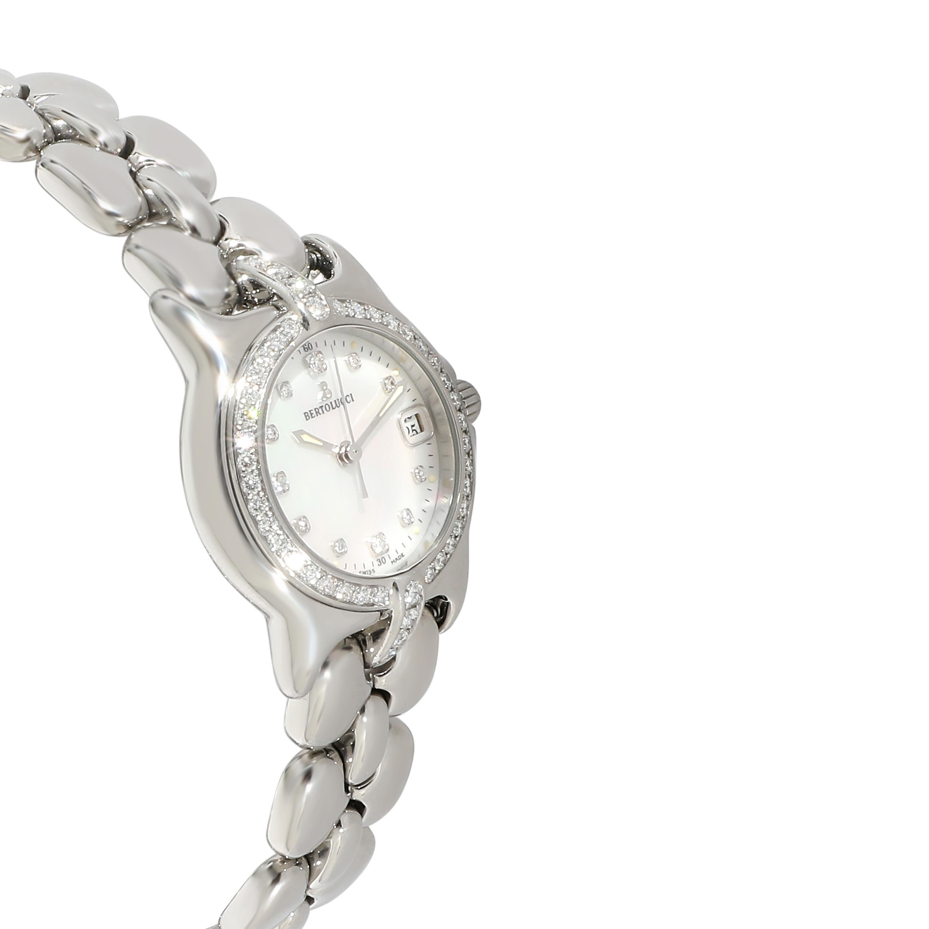 Bertolucci Pulchra 083 41 A Women's Watch in  Stainless Steel In Excellent Condition For Sale In New York, NY