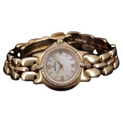 Bertolucci Pulchra Montre pour femme en or jaune 18 carats avec diamants