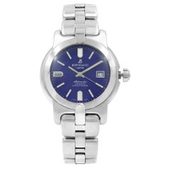 Bertolucci Uomo Blue Dial Steel Automatic Men's Luminescent Watch 884.55.41.104