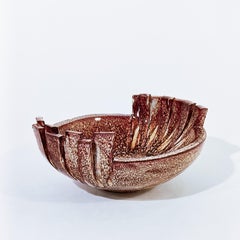 Bertoncello. Brutalist ceramic centerpiece by Roberto Rigon, Italy, 1970s