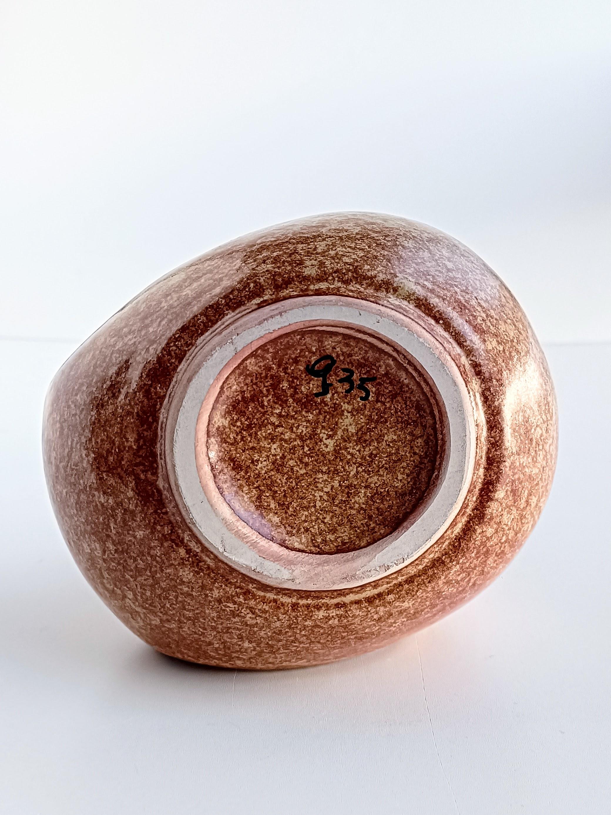 Bertoncello by Roberto Rigon Vintage Mid Century Ceramic Vase, Italy, 1960s For Sale 2