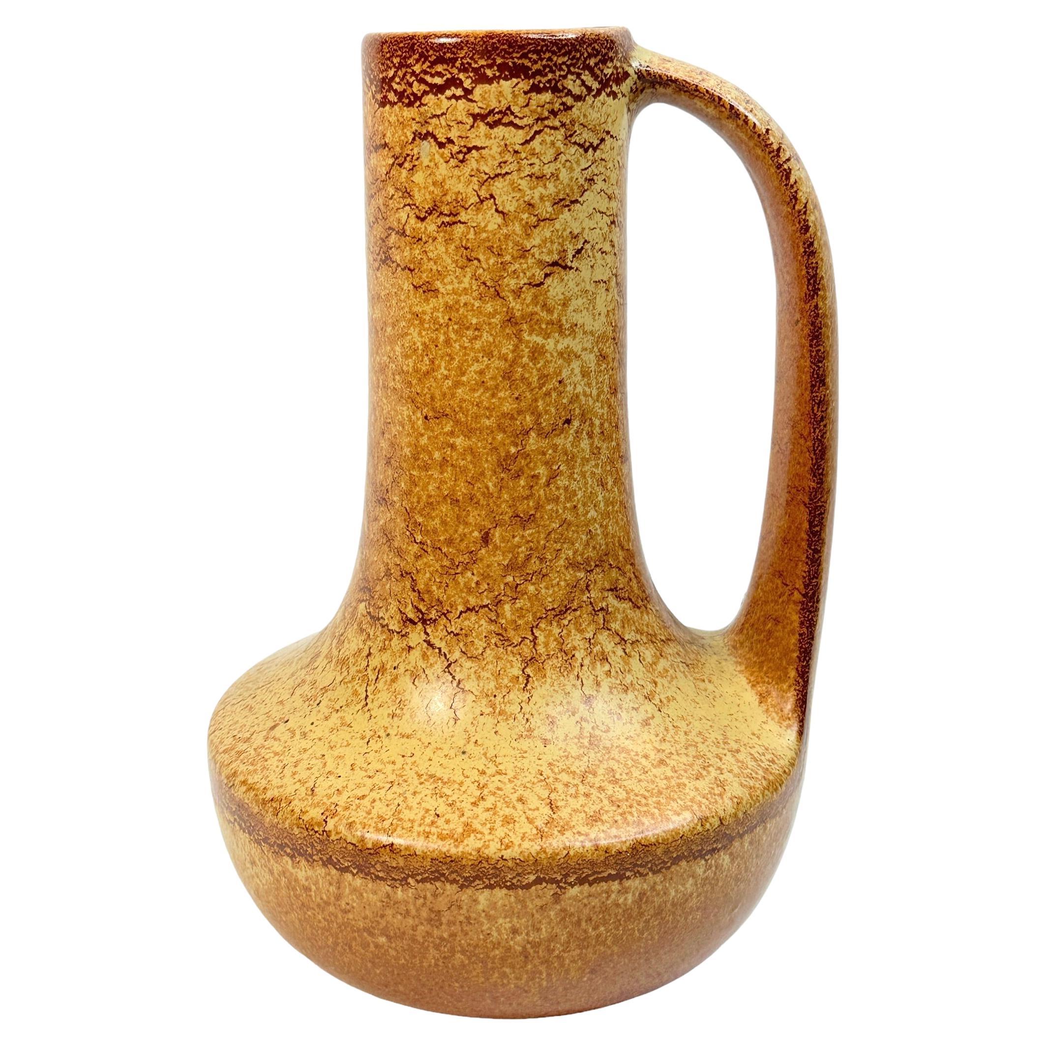 Bertoncello by Roberto Rigon Mid Century Ceramic Vase, Italy, 1960s For Sale
