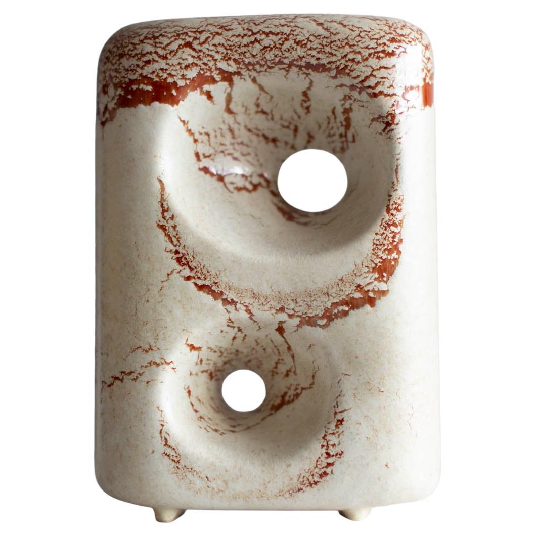 Bertoncello Ceramic Vase Brutalist Style For Sale