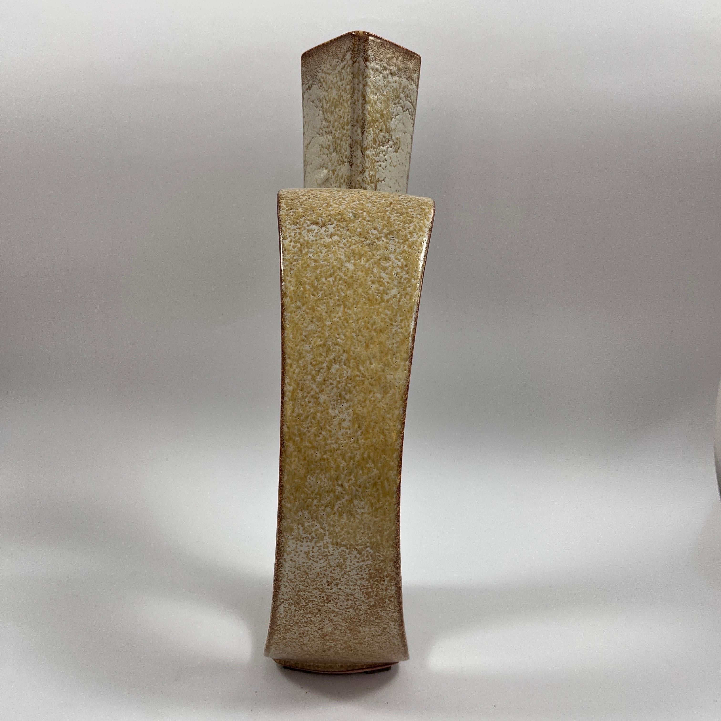 Mid-Century Modern Vase en céramique Bertoncello / Design/One / Italie années 70 en vente