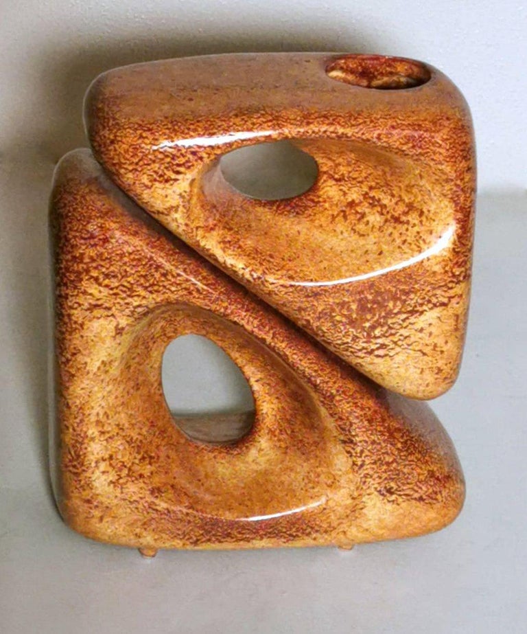 Bertoncello Ceramiche Italian Glazed Ceramic Vase Design Robert Rigon ...