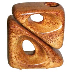 Italienische glasierte Keramikvase von Bertoncello Ceramiche, Design Robert Rigon
