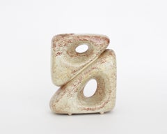 Bertoncello Ceramiche Sculptural Italian Ceramic Vase Designed by Robert Rigon