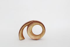 Bertoncello Ceramiche Scuptural Italian Ceramic Vase Designed by Robert Rigon