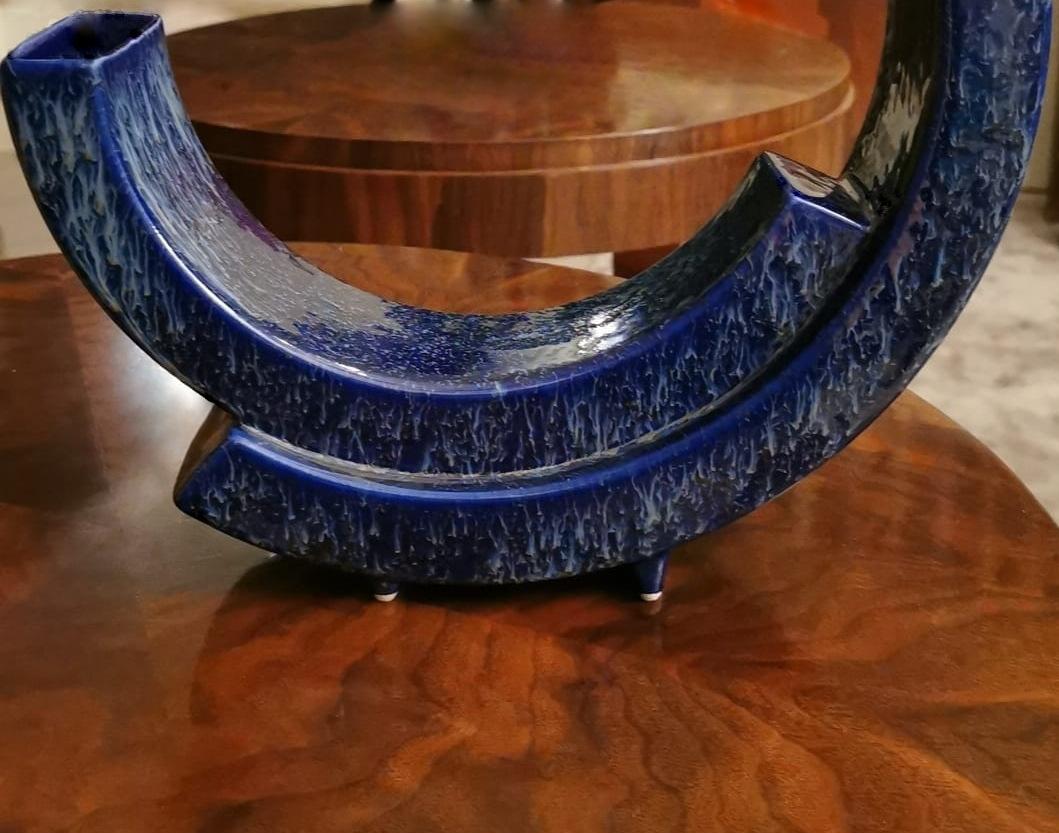 Bertoncello Ceramiche Vintage Italian Glazed Ceramic Vase Design Robert ...