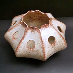 Bertoncello Italian Sculpture Vase Glazed Ceramic Design Roberto Rigon