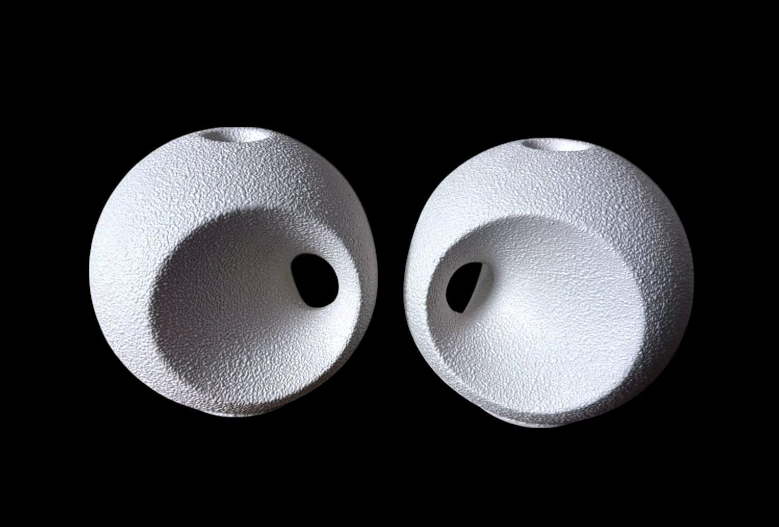 Mid-Century Modern Bertoncello  Pair Of White Glazed Ceramic Candlesticks Design By Roberto Rigon For Sale