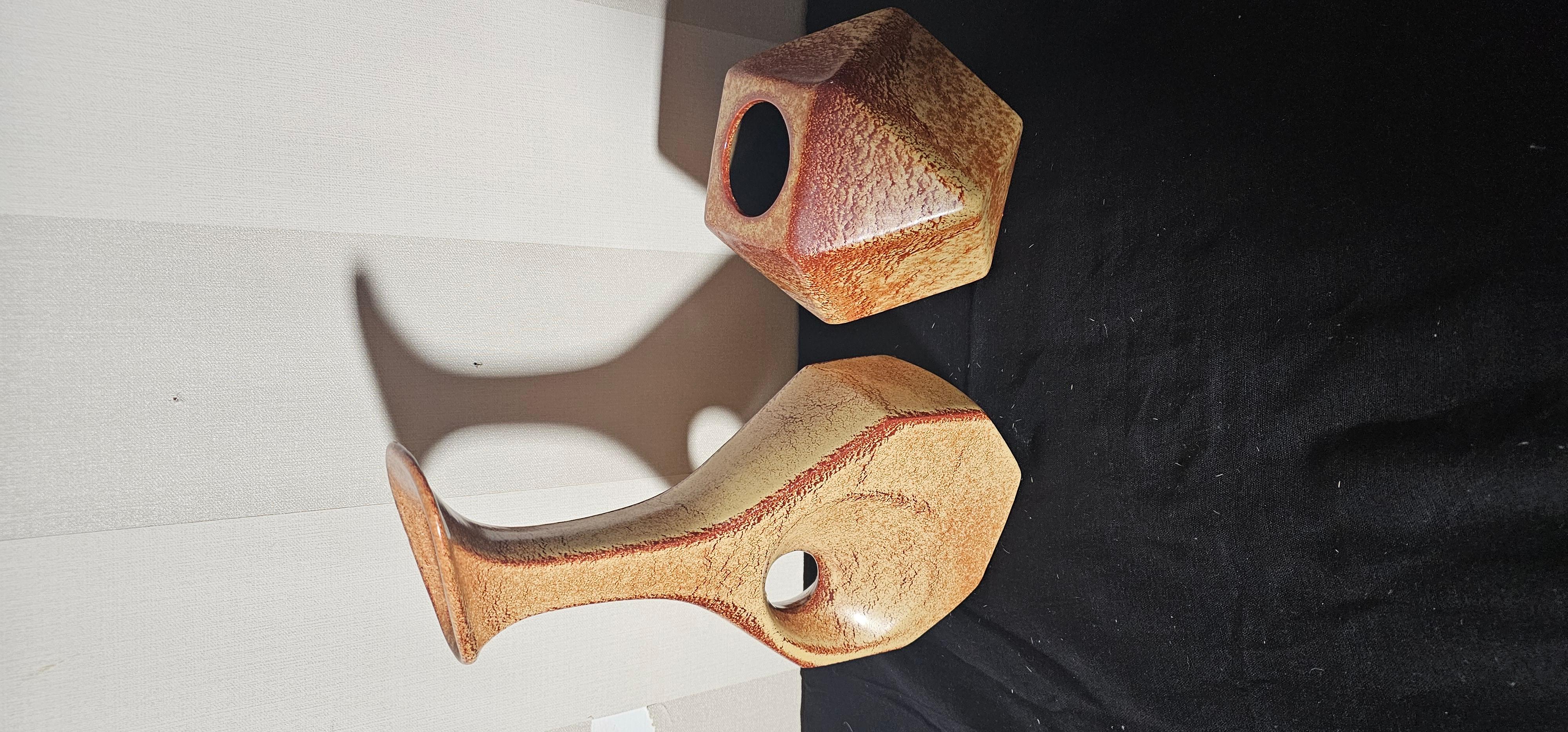 Smaltato Bertoncello , Vasi . Smalto al tabacco in vendita