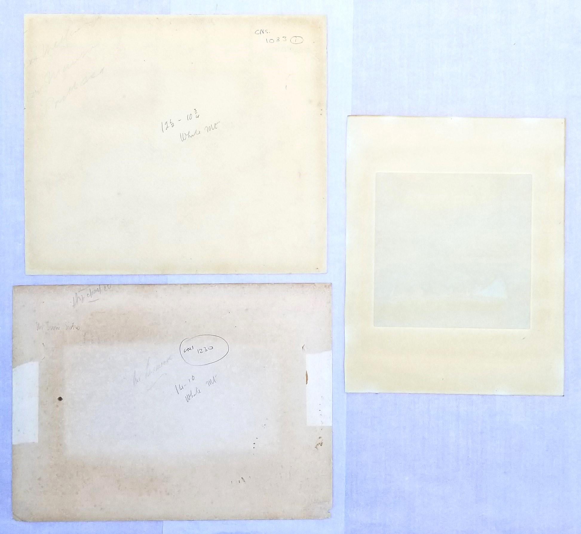 Conjunto de tres grabados de Bertram Buchanan /// English Modern Land City Sky Scape en venta 1