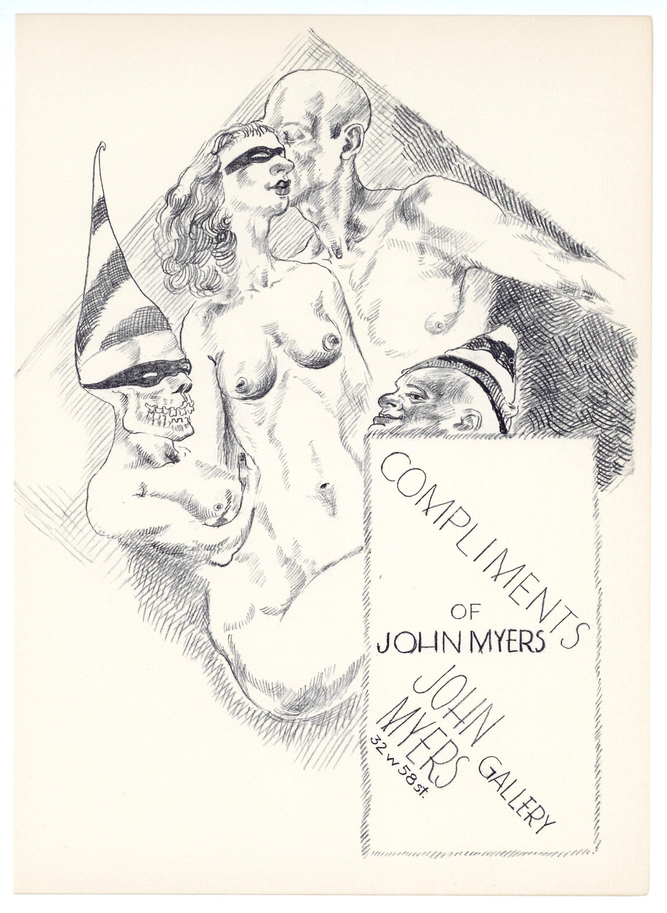 Originallithographie – Print von Bertram Goodman