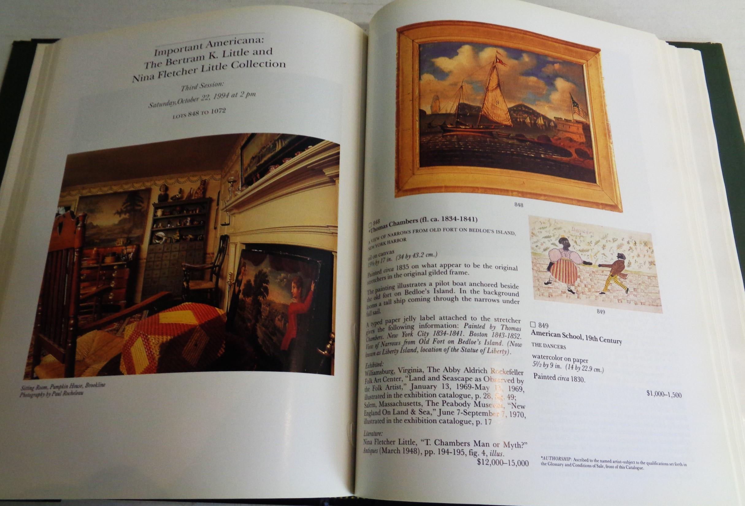 Bertram K. Little Nina Fletcher Little Collection: 1994 Sotheby's Catalogs 1 & 2 For Sale 12