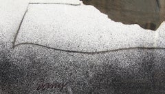 Untitled Collage 3, Abstract Mixed Media Collage by Bertrand Dorny