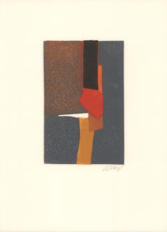 Bertrand Dorny-Essence I-14.25" x 10"-Etching-1974-Multicolor