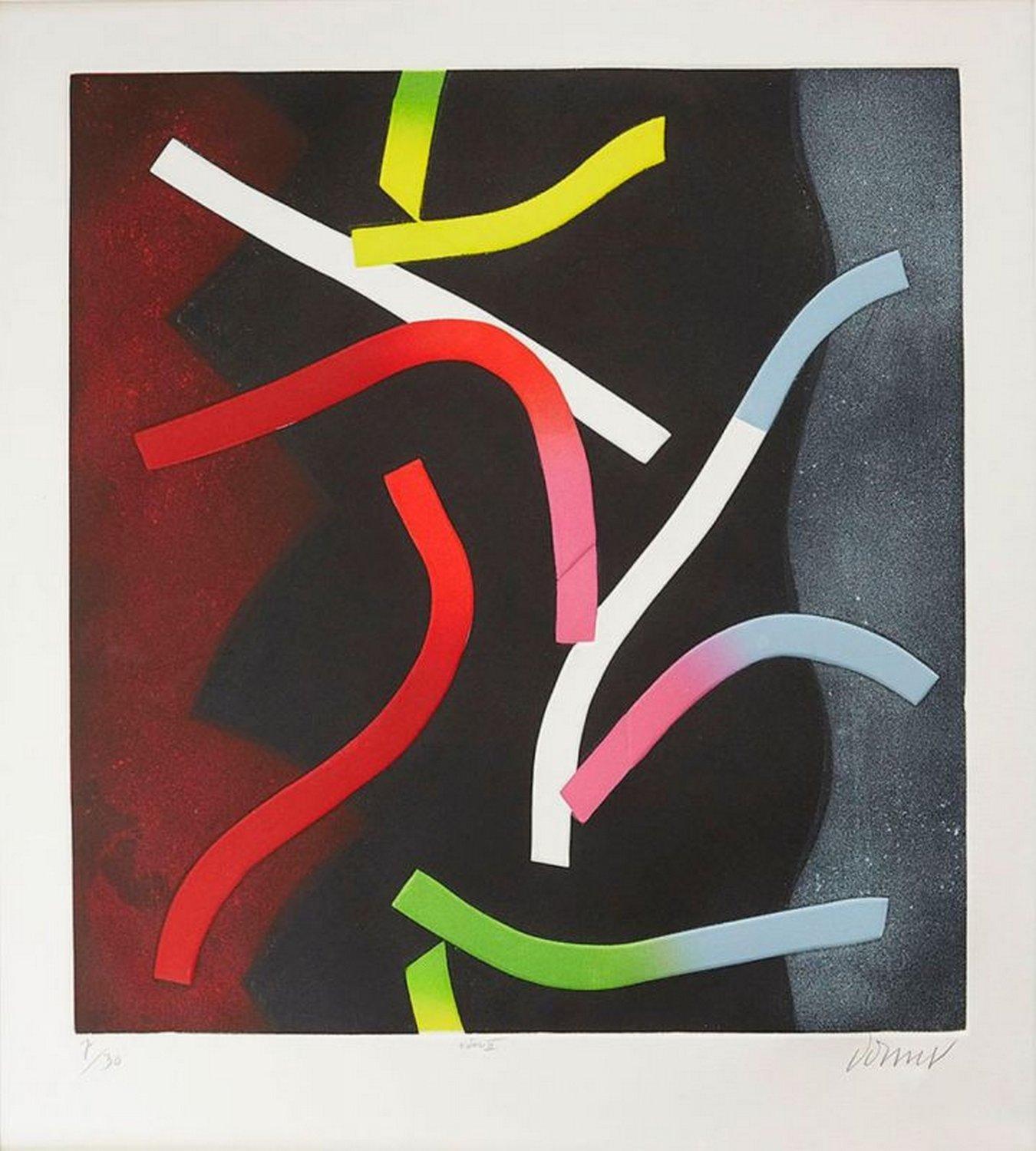 Bertrand Dorny Abstract Print - Néon II 