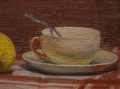 Bertrand Py (1895-1973) - Framed Mid 20th Century Oil, Hot Lemon Tea
