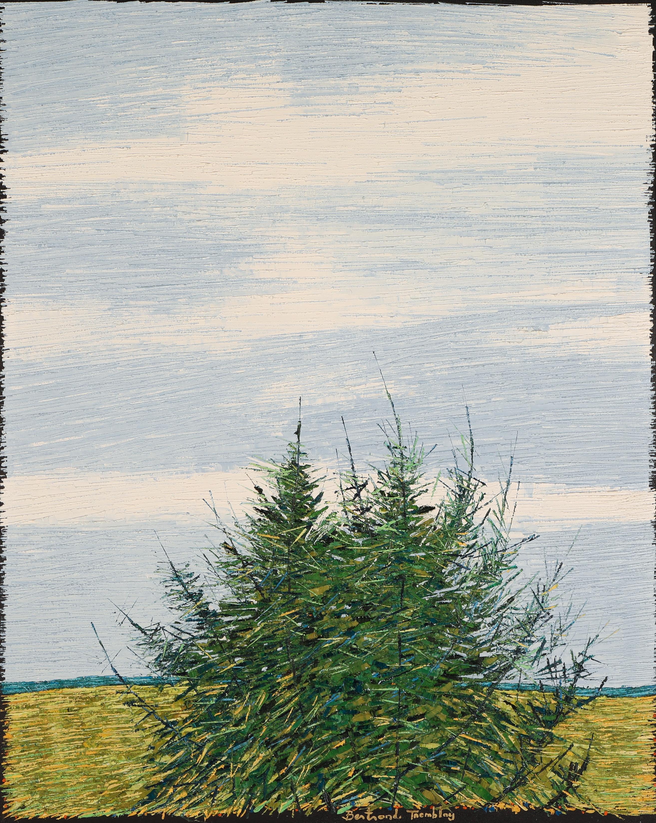 Bertrand Tremblay Landscape Painting - J'appartiens Cette Terre!