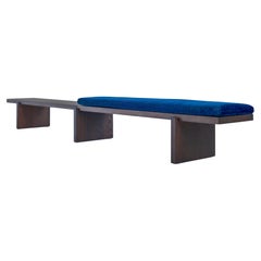 Bertu Bench, The Rockefeller Modern Long Bench, Red Oak, Dark Walnut