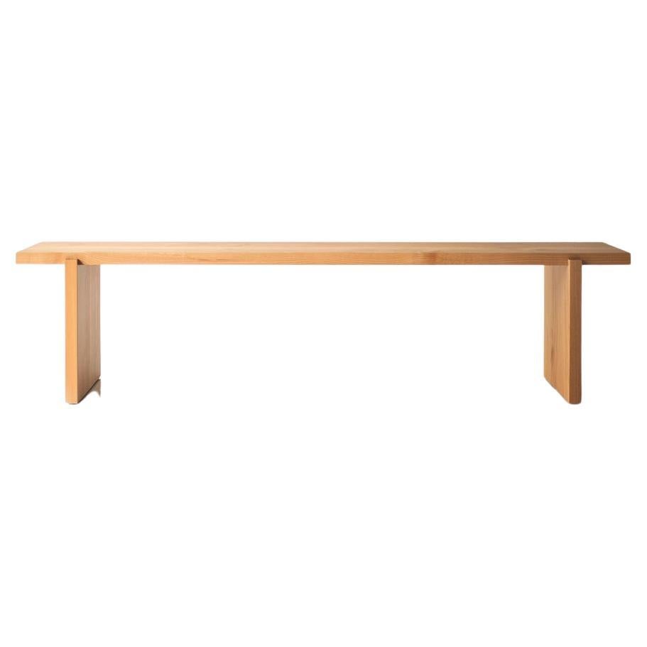 Bertu Benches, Rockefeller Modern Wood Bench, Clear Alder