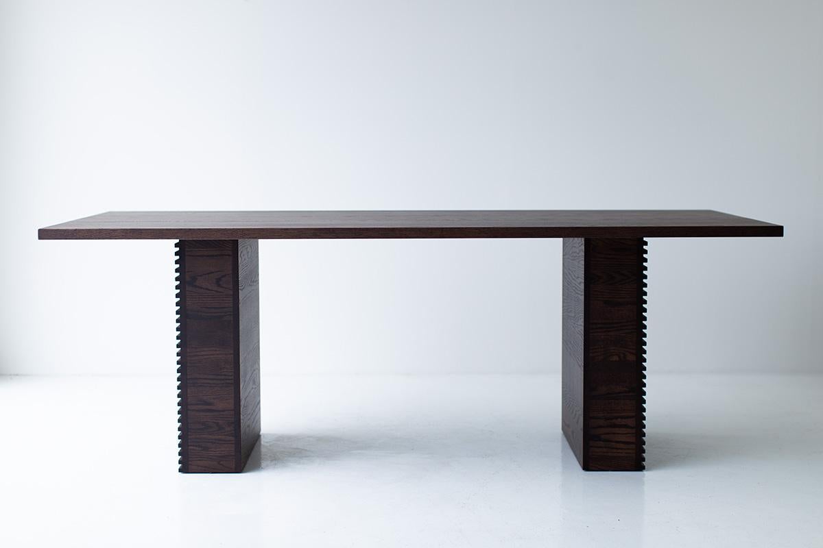 Bertu Cicely Dining Table with Chunky Leg For Sale