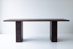Bertu Cicely Table de salle à manger avec pied massif