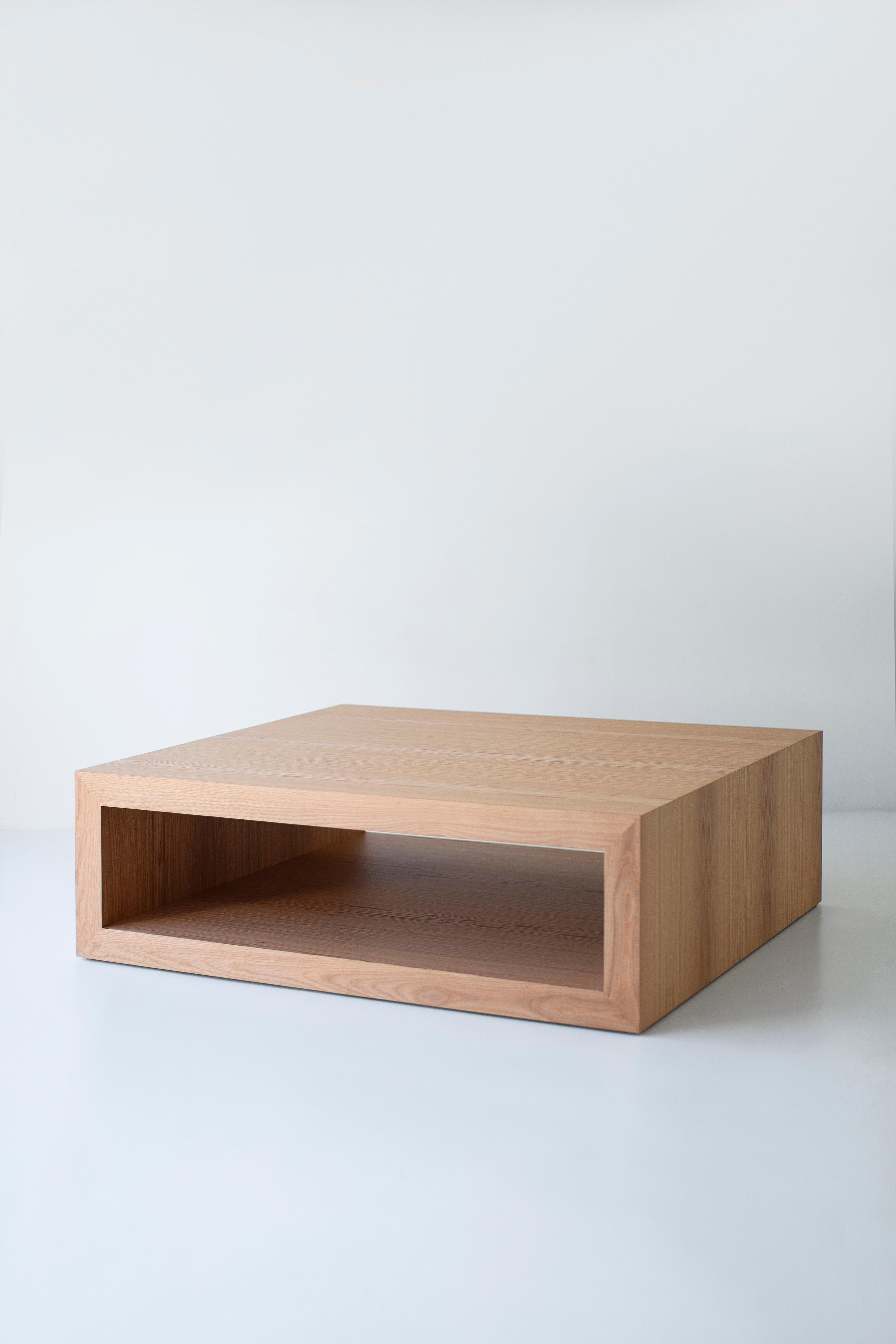 Moderne Bertu Coffee Table, Cove Oak Coffee Table, White Oak en vente