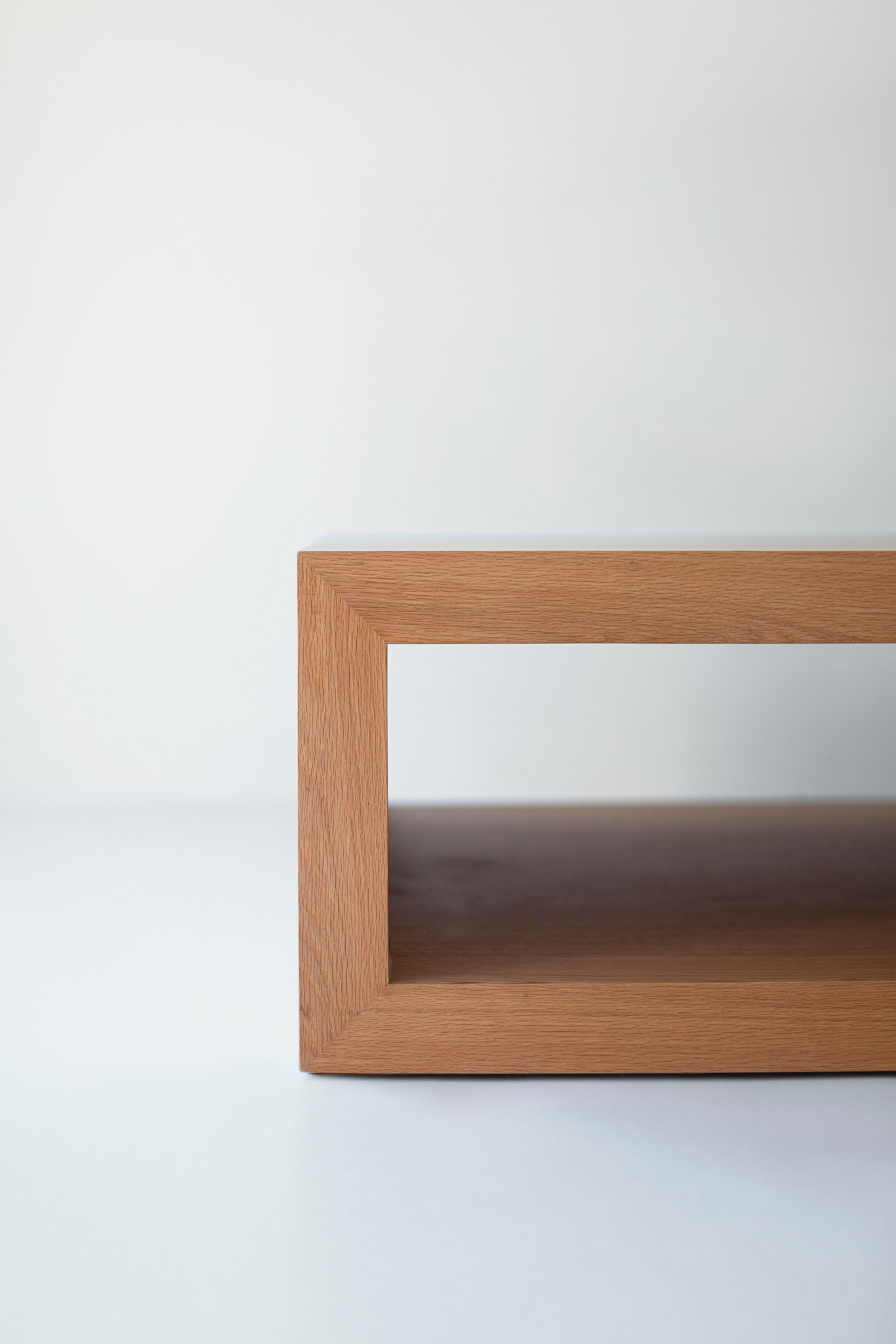 Bertu Coffee Table, Cove Oak Coffee Table, White Oak Neuf - En vente à Oak Harbor, OH