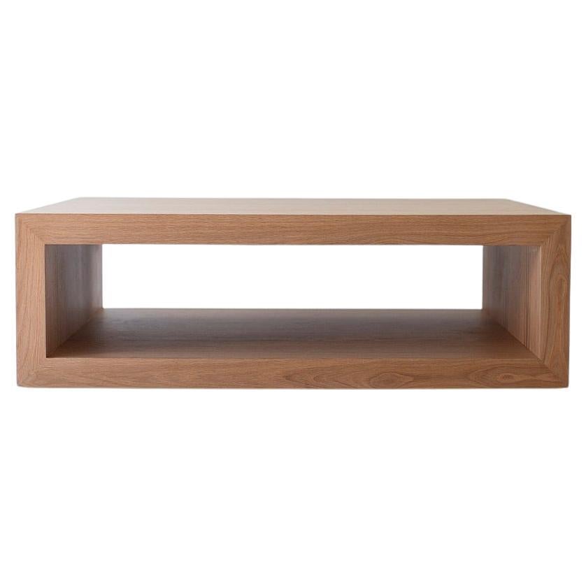 Bertu Coffee Table, Cove Oak Coffee Table, White Oak