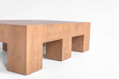 Bertu Coffee Table, The Mondo Modern 6-Leg Coffee Table, White Oak