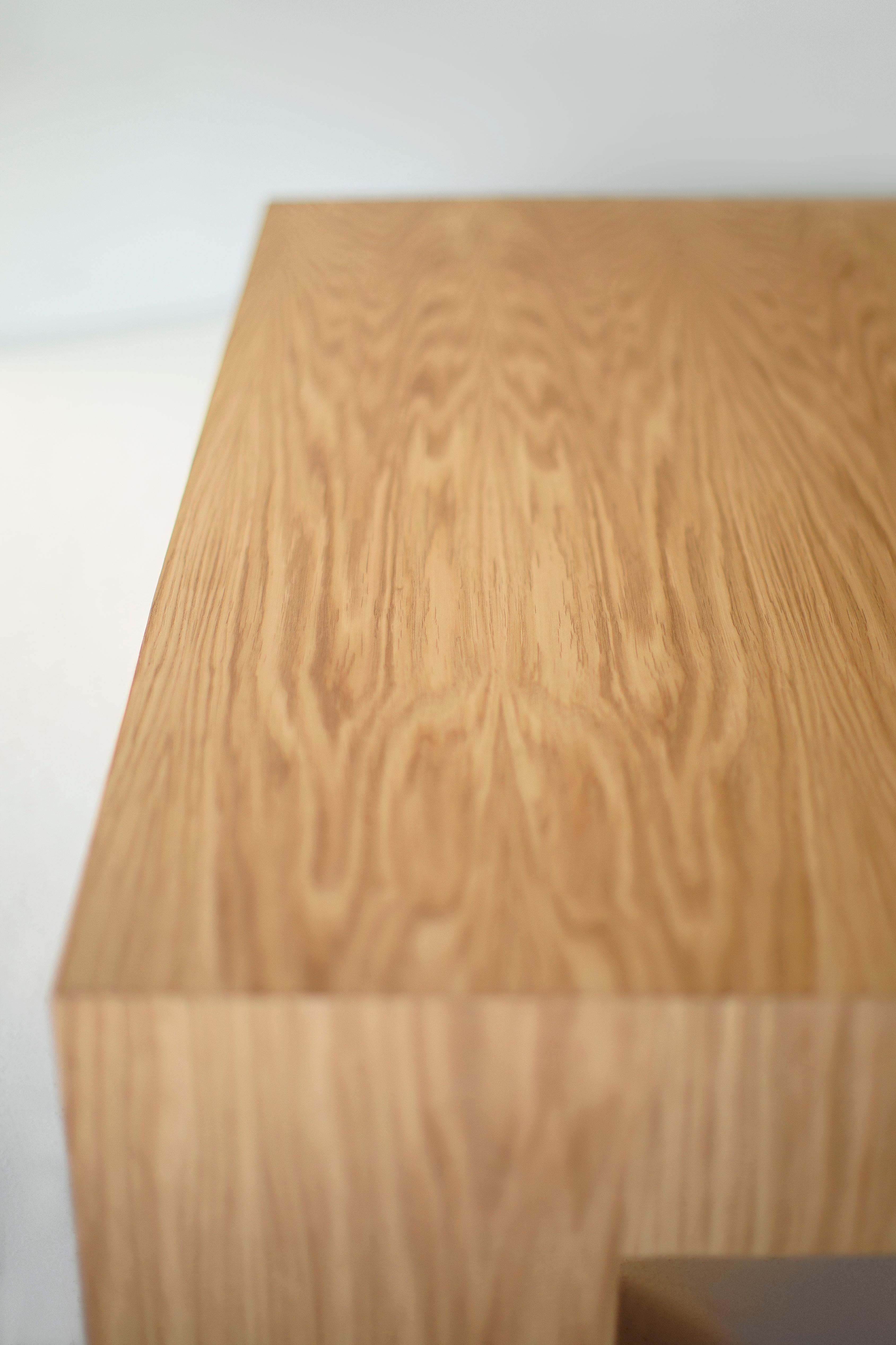 Bertu Coffee Tables, Mondo Modern White Oak Coffee Table, Customizable For Sale 3