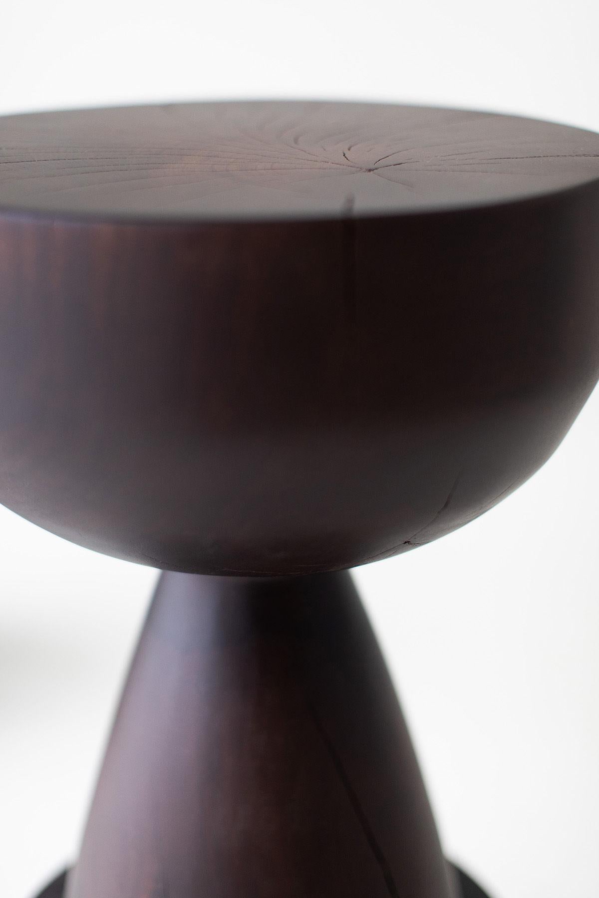 Bertu Counter Stools, Boca Uno Walnut Counter Stool In New Condition For Sale In Oak Harbor, OH